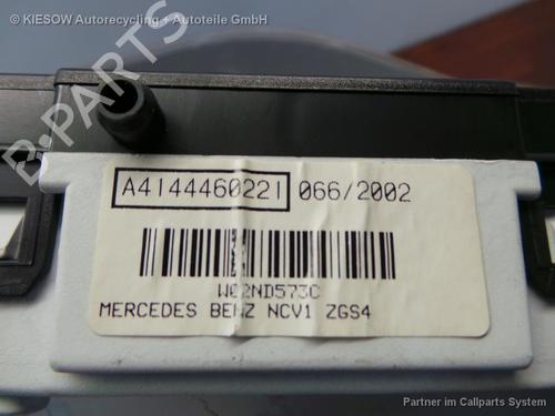 Used Control unit MERCEDES-BENZ VANEO (414) 1.7 CDI (414.700) (91 hp) 15849048