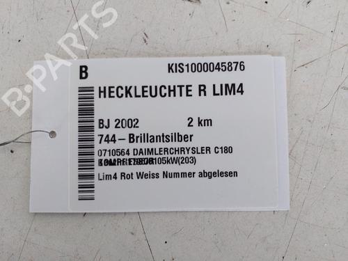 Right taillight MERCEDES-BENZ C-CLASS (W203) C 180 Kompressor (203.046) | BP18464168C35 