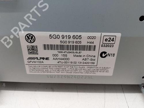 Radio VW GOLF VII (5G1, BQ1, BE1, BE2) 1.4 TSI | BP18463296E6 