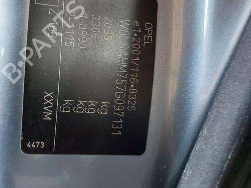 Right front fenders OPEL ZAFIRA / ZAFIRA FAMILY B (A05) 1.8 (M75) | BP27439114C42 