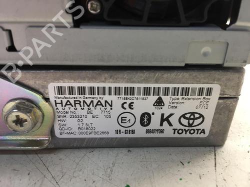 Radio TOYOTA AURIS (_E15_) 1.6 (ZRE151_, ZRE151R) | BP18463371E6 