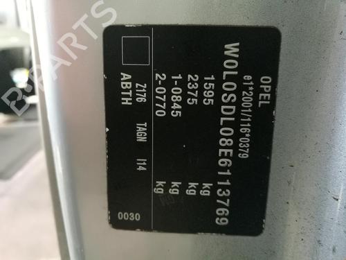 Left front door OPEL CORSA D (S07) 1.2 (L08, L68) | BP15366879C2