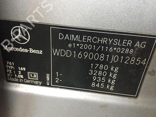 Right taillight MERCEDES-BENZ A-CLASS (W169) A 200 CDI (169.008, 169.308) | BP18463644C35