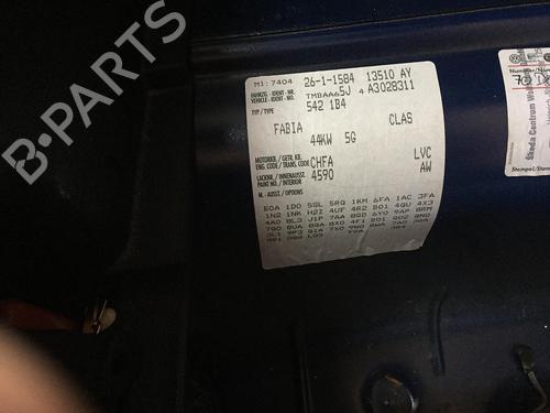 Wheel arch SKODA FABIA II (542) 1.2 12V | BP15368094C56 