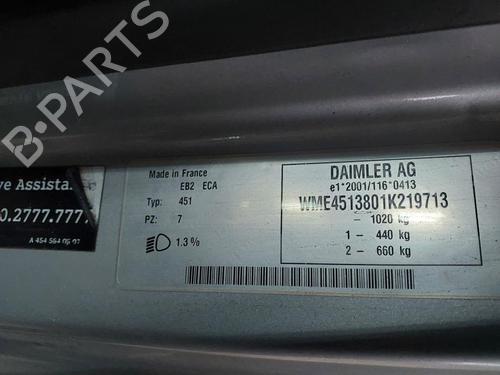 Right mirror SMART FORTWO Coupe (451) 1.0 (451.331, 451.380) | BP31936085C27 