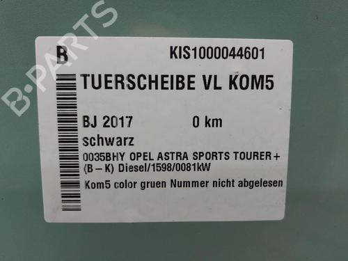 Front left door window OPEL ASTRA K Sports Tourer (B16) 1.6 CDTi (35) | BP18463500C18 