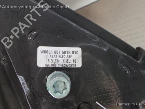 Left mirror SEAT IBIZA III (6L1) 1.9 TDI | BP15362693C26 