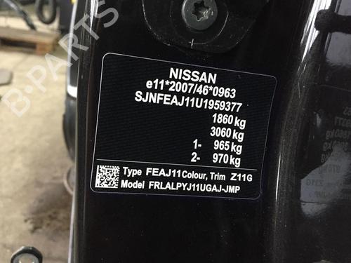 Instrument cluster NISSAN QASHQAI II SUV (J11, J11_) 1.2 DIG-T | BP18463119C47 