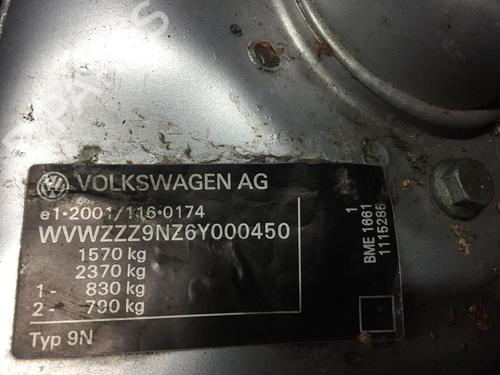 Left front door VW POLO IV (9N_, 9A_) 1.2 12V | BP21523238C2 