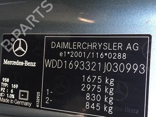 Right front door MERCEDES-BENZ A-CLASS (W169) A 170 (169.032, 169.332) | BP15368405C3 