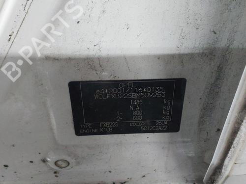 Rear bumper OPEL AGILA B (H08) 1.0 (F68) | BP31606306C8 