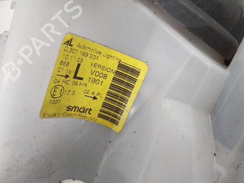 Used Left headlight SMART CITY-COUPE (450) 0.6 (S1CLA1, 450.341) (55 hp) 15908045