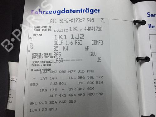 Electronic module VW GOLF V (1K1) 1.6 FSI | BP16067750M83 