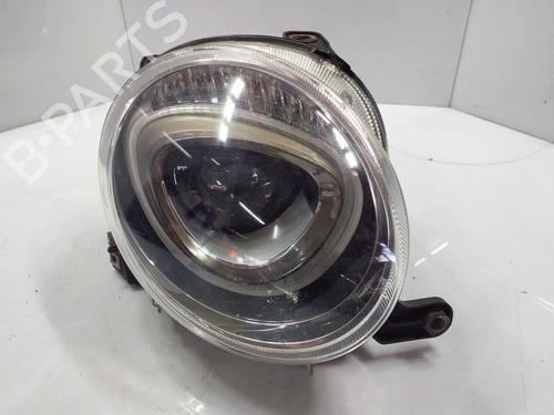 Used Right headlight FIAT 500 C (312_) 1.2 (312CXA1A, 312AXA1A) (69 hp) 27094082