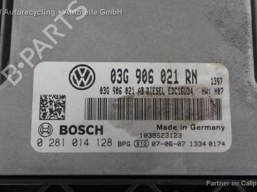 Used Engine control unit (ECU) VW TOURAN (1T1, 1T2) 1.9 TDI (105 hp) 15363145