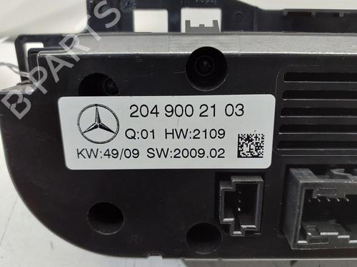 Climate control MERCEDES-BENZ C-CLASS (W204) C 200 CDI (204.007, 204.006) | BP18600187I5 