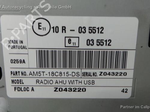 Radio FORD FIESTA VI (CB1, CCN) 1.25 | BP15362802E6