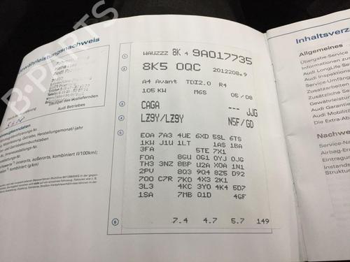 Instrument cluster AUDI A4 B8 Avant (8K5) 2.0 TDI | BP16210653C47 