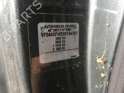 Tailgate PEUGEOT 308 I (4A_, 4C_) 1.6 16V | BP19785972C6 