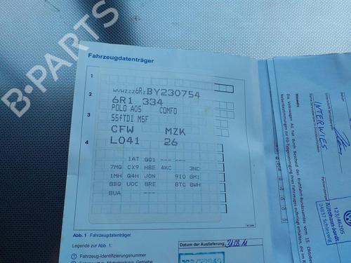 Right mirror VW POLO V (6R1, 6C1) 1.2 TDI | BP18464210C27 