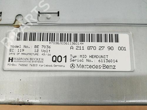 Radio MERCEDES-BENZ E-CLASS (W211) E 200 Kompressor (211.042) | BP16067725E6 
