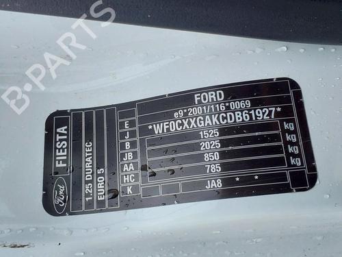 Rudehejsemekanisme ventre foran FORD FIESTA VI (CB1, CCN) 1.25 | BP30474030C22 