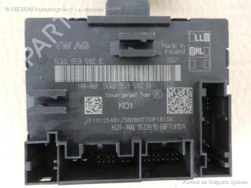 Elektronisk modul VW TOURAN (5T1) 2.0 TDI | BP16101002M83 