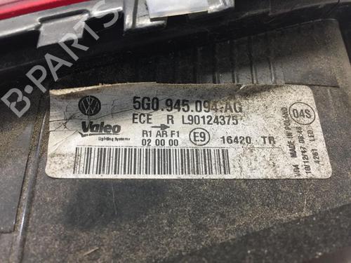 Right tailgate light VW GOLF VII (5G1, BQ1, BE1, BE2) 1.0 TSI | BP18463227C80 