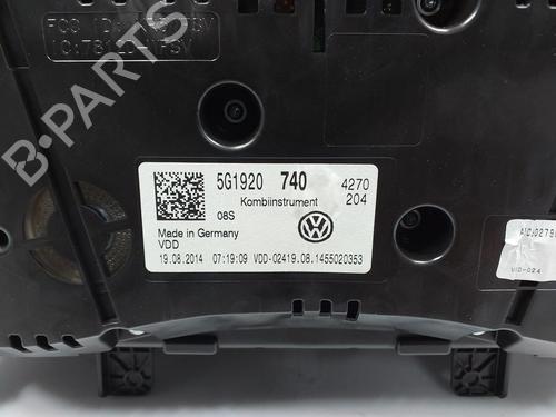 Instrument cluster VW GOLF VII (5G1, BQ1, BE1, BE2) 1.2 TSI | BP18463656C47 