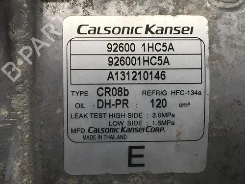 AC compressor NISSAN PIXO (UA0) 1.0 | BP16101754M34 