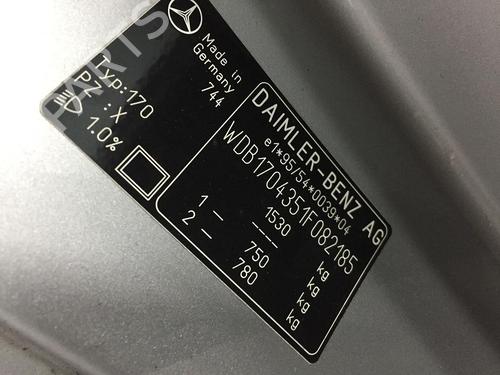 Rear bumper MERCEDES-BENZ SLK (R170) 200 (170.435) | BP15367240C8 