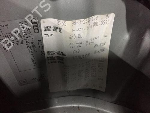 Left rear door AUDI A6 C6 Avant (4F5) 3.0 TDI quattro | BP21830191C4 