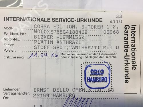 Crossmember OPEL CORSA E (X15) 1.2 (08, 68) | BP16101838C162 