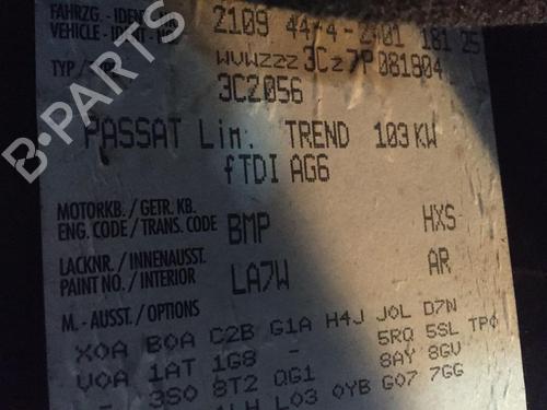 Left rear brake caliper VW PASSAT B6 (3C2) 2.0 TDI 16V | BP19639800M107 