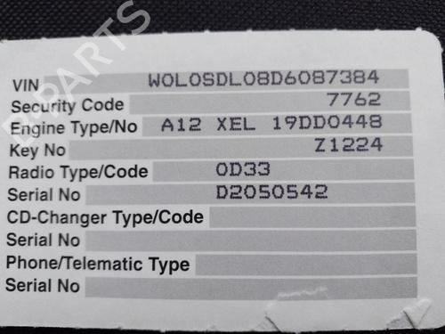 Engine OPEL CORSA D (S07) 1.2 (L08, L68) | BP30981288M1