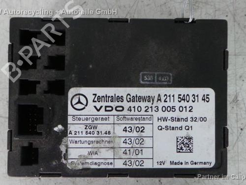 Computer MERCEDES-BENZ E-CLASS (W211) E 200 CDI (211.004) (122 hp) 15361810
