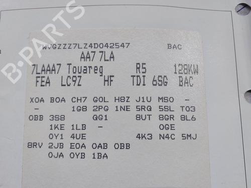 Forkjerm høyre VW TOUAREG (7LA, 7L6, 7L7) 2.5 R5 TDI | BP30333580C42