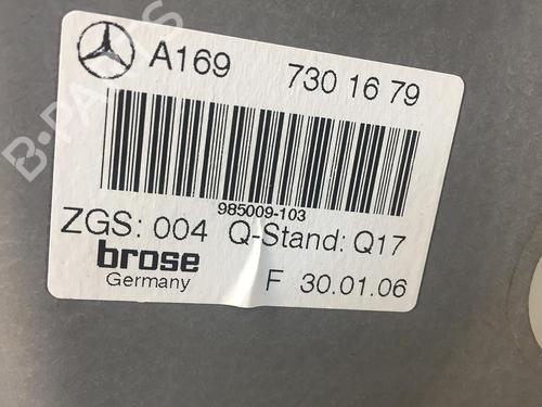 Rear right window mechanism MERCEDES-BENZ B-CLASS Sports Tourer (W245) B 200 (245.233) | BP18462205C25 