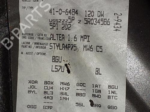 Left front door SEAT ALTEA (5P1) 1.6 | BP30366844C2 