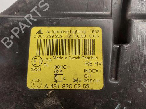 Right headlight SMART FORTWO Coupe (451) 1.0 (451.331, 451.380) | BP31936092C29