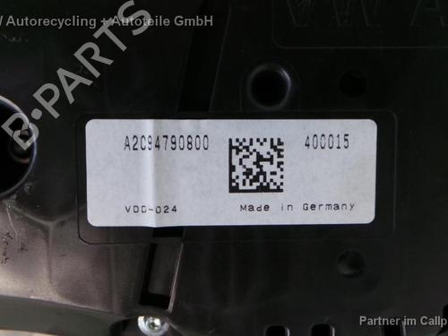 Used Instrument cluster VW GOLF VII (5G1, BQ1, BE1, BE2) 2.0 GTI (220 hp) 16100820