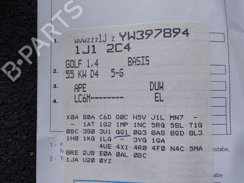 Starter VW GOLF IV (1J1) 1.4 16V | BP24969165M8 
