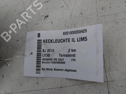 Left tailgate light VW GOLF VI (5K1) 1.4 | BP23120185C79 