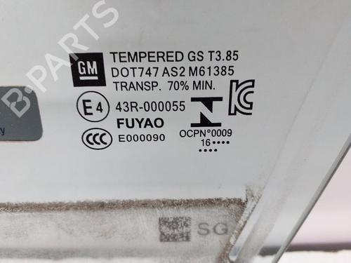 Front left door window OPEL ASTRA K Sports Tourer (B16) 1.6 CDTi (35) | BP18463500C18 