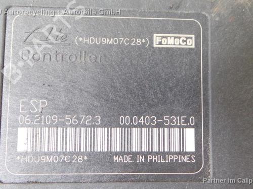 Used ABS pump FORD FIESTA VI (CB1, CCN) 1.25 (60 hp) 15362006