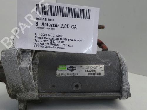 Starter NISSAN QASHQAI / QASHQAI +2 I (J10, NJ10, JJ10E) 2.0 dCi All-wheel Drive | BP15860423M8 