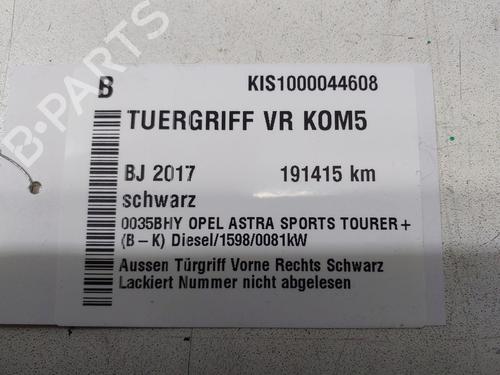 Front right exterior door handle OPEL ASTRA K Sports Tourer (B16) 1.6 CDTi (35) | BP18463506C129 