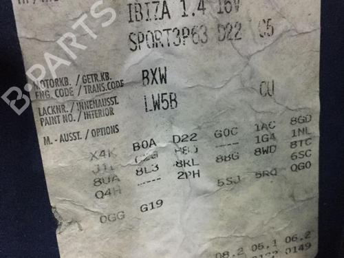 Rear bumper SEAT IBIZA IV (6J5, 6P1) 1.4 | BP21820983C8