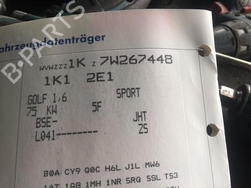 Front left lock VW GOLF V (1K1) 1.6 | BP19508392C98 