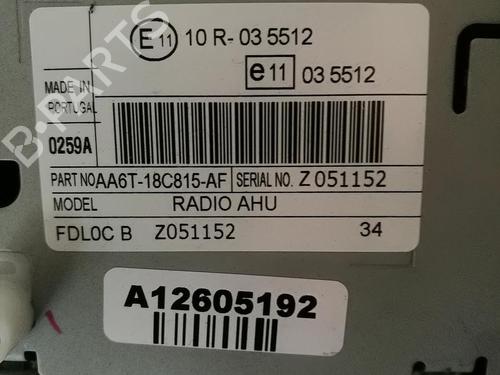 Radio FORD FIESTA VI (CB1, CCN) 1.25 | BP15366669E6 